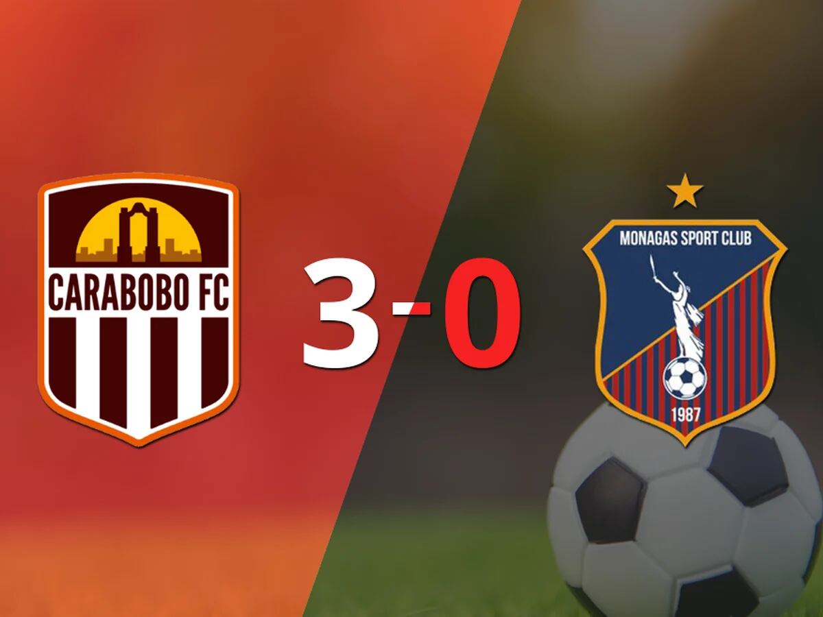 Carabobo golea 3-0 como local a Monagas - Infobae