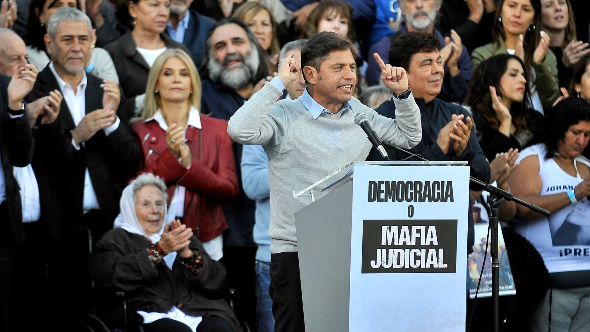 Marcha a tribunales por Cristina Kirchner - Axel Kicillof