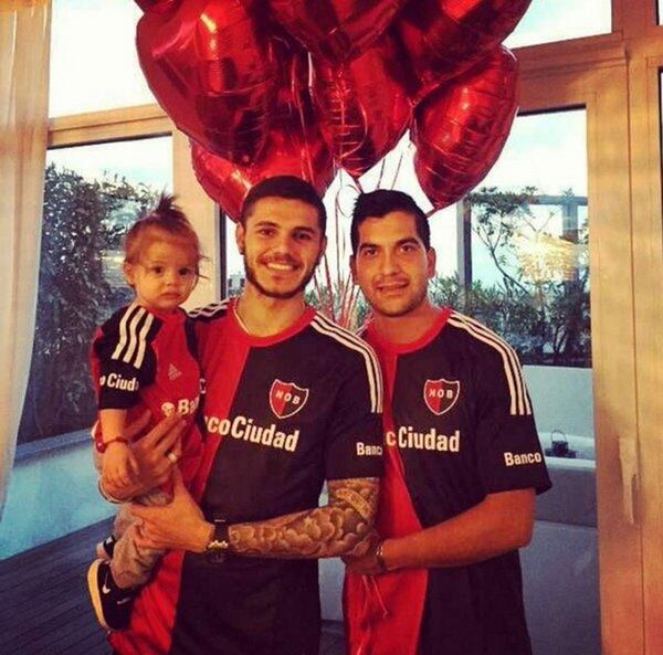 Mauro Icardi empezó su carrera en Italia pero siempre confesó ser hincha de Newell’s