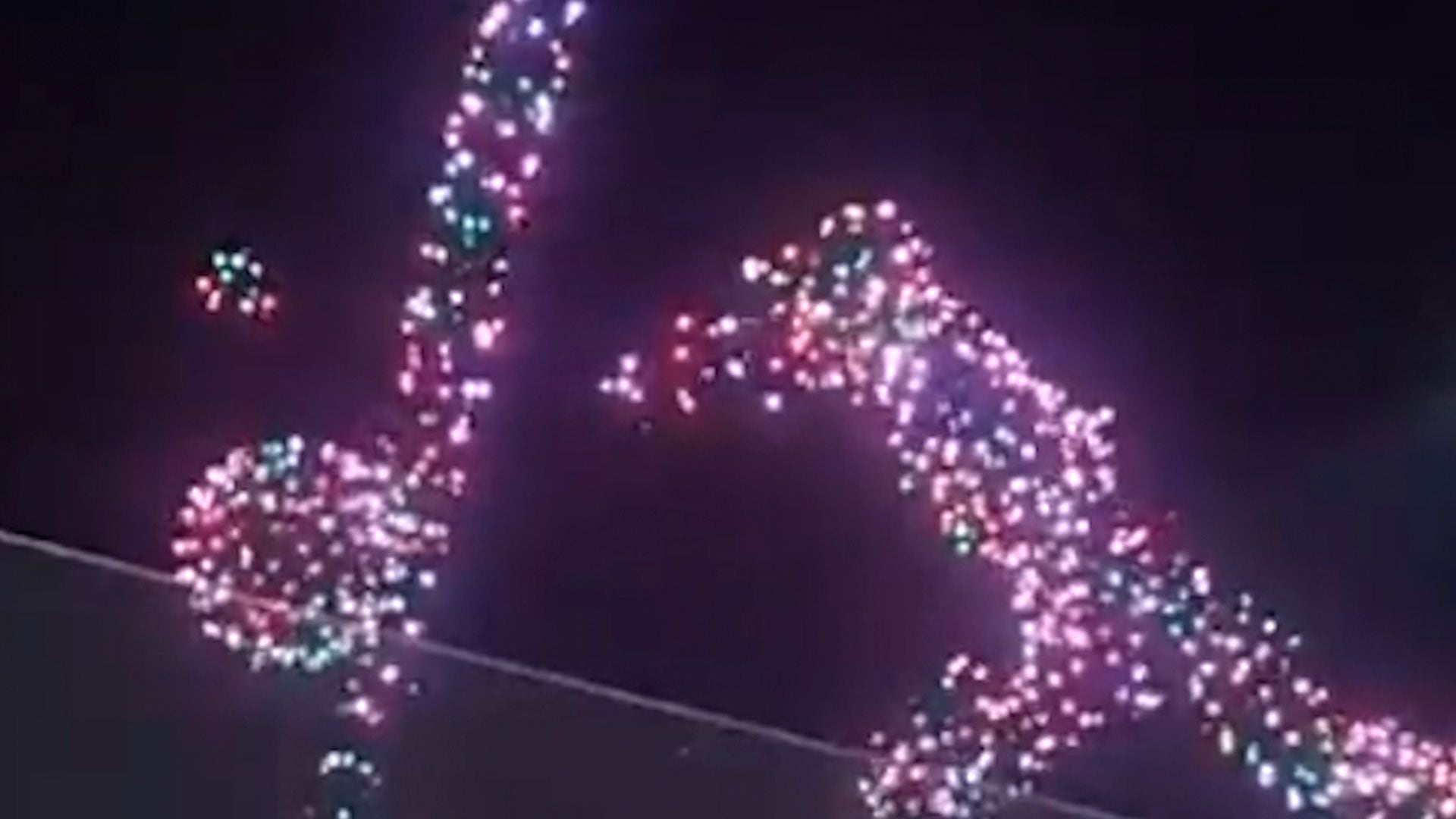 Dodger Stadium drones show: Fernando Valenzuela tribute 