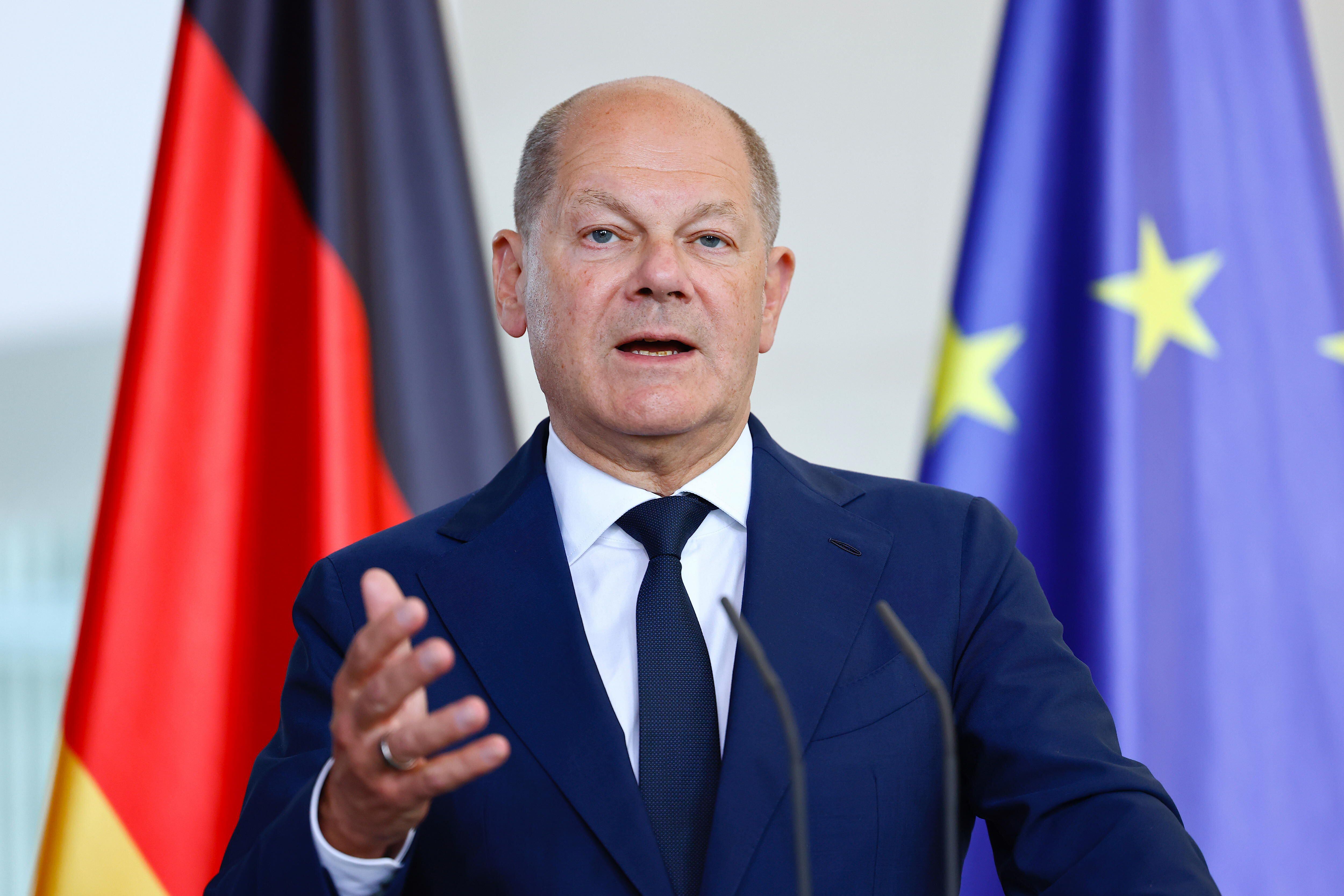 El canciller alemán Olaf Scholz (EFE)