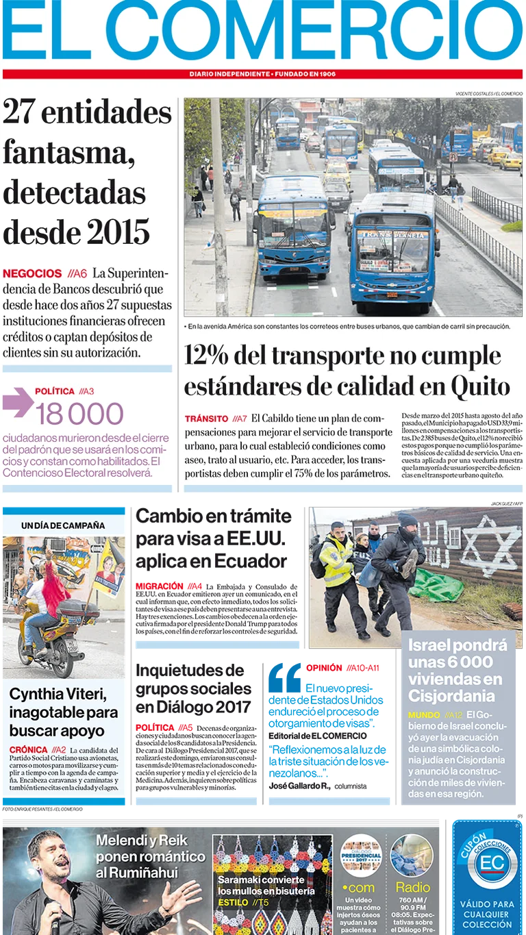 El Comercio Ecuador Jueves 02 De Febrero 2017 Infobae