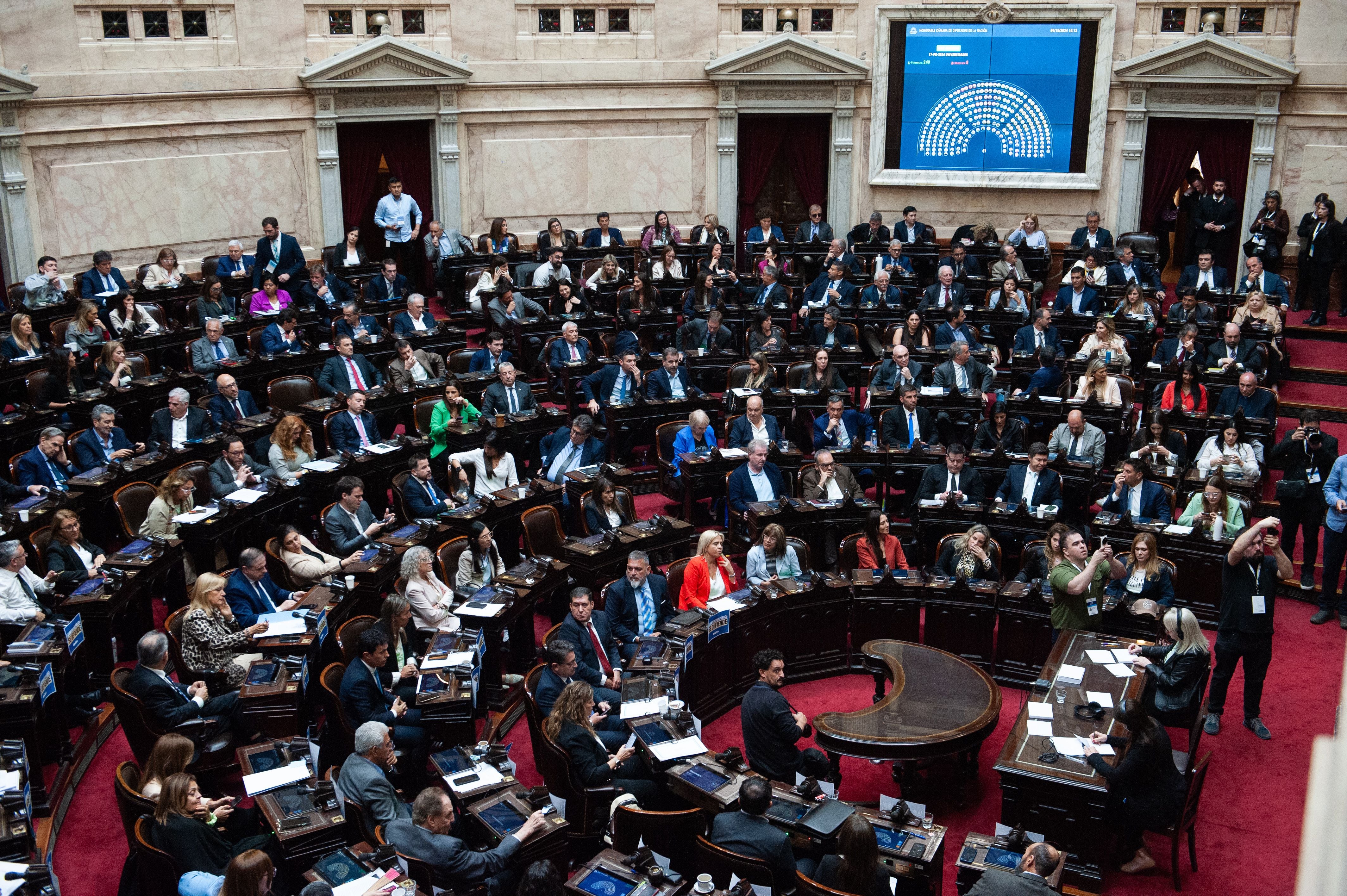 La Cámara de Diputados argentina cuenta con 4.451 empleados (Jaime Olivos)