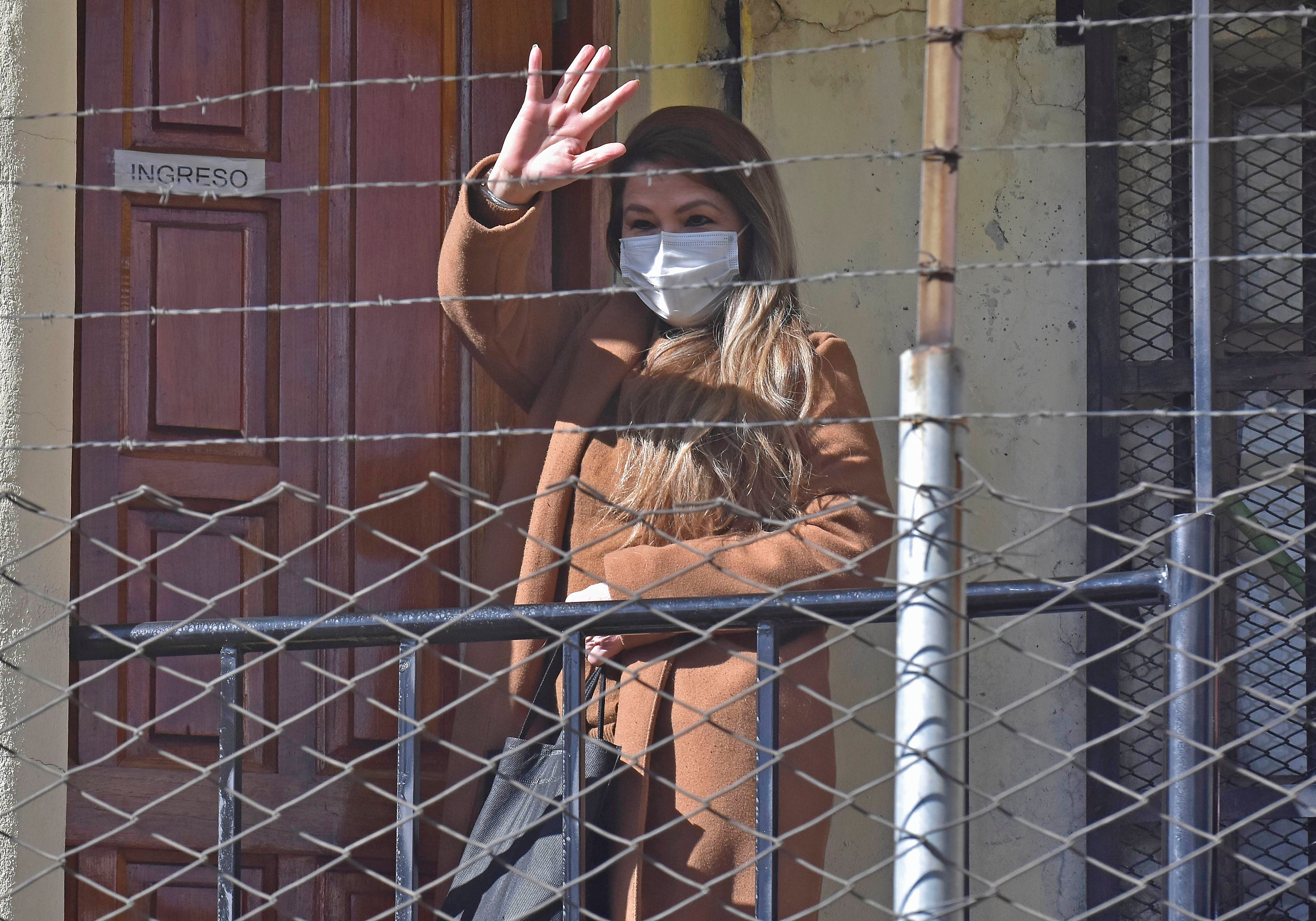 La ex presidenta interina de Bolivia, Jeanine Áñez (EFE/Stringer)