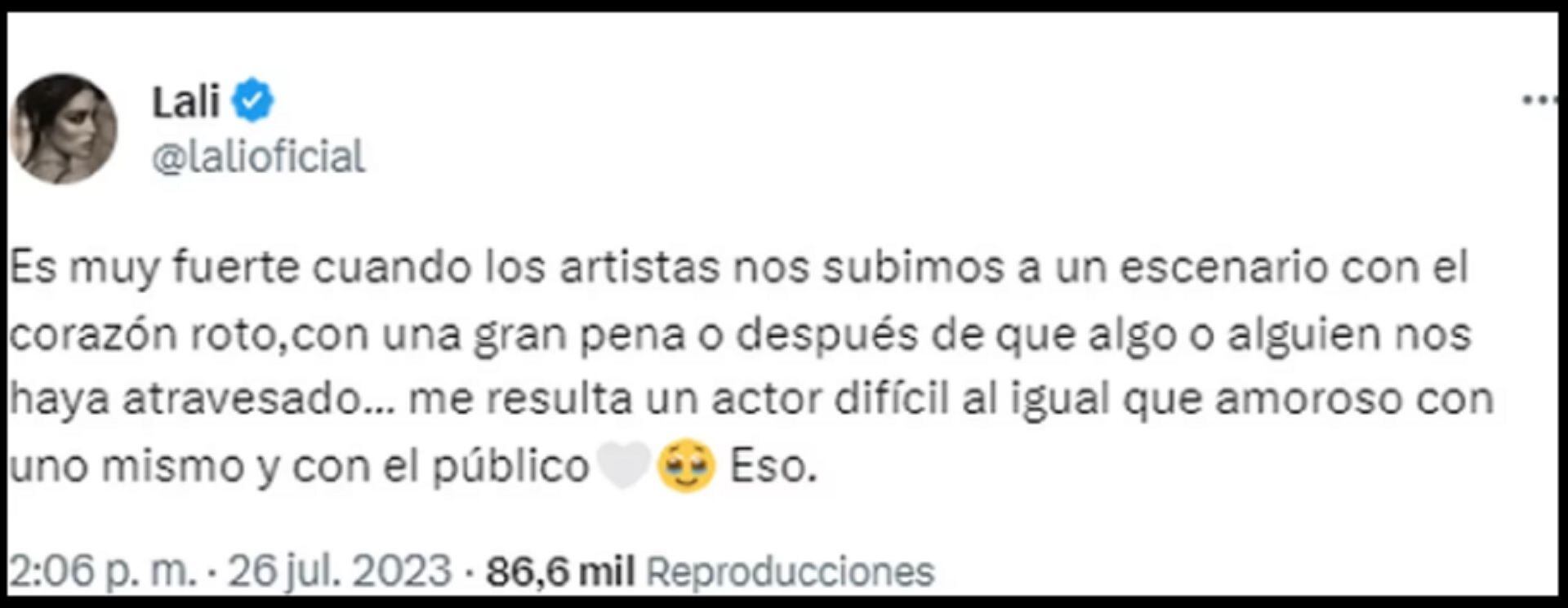 El mensaje de Lali Espósito en medio de la separación de Rosalía y Rauw Alejandro