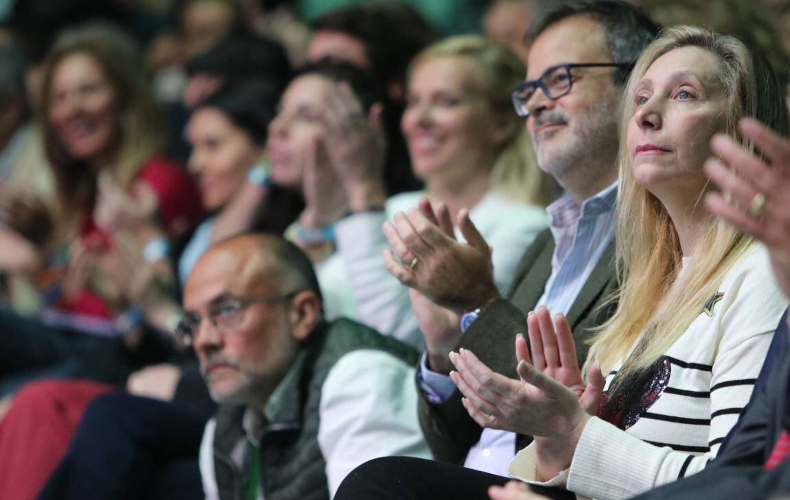 Karina Milei, durante el acto de la agrupación política española Vox en Madrid