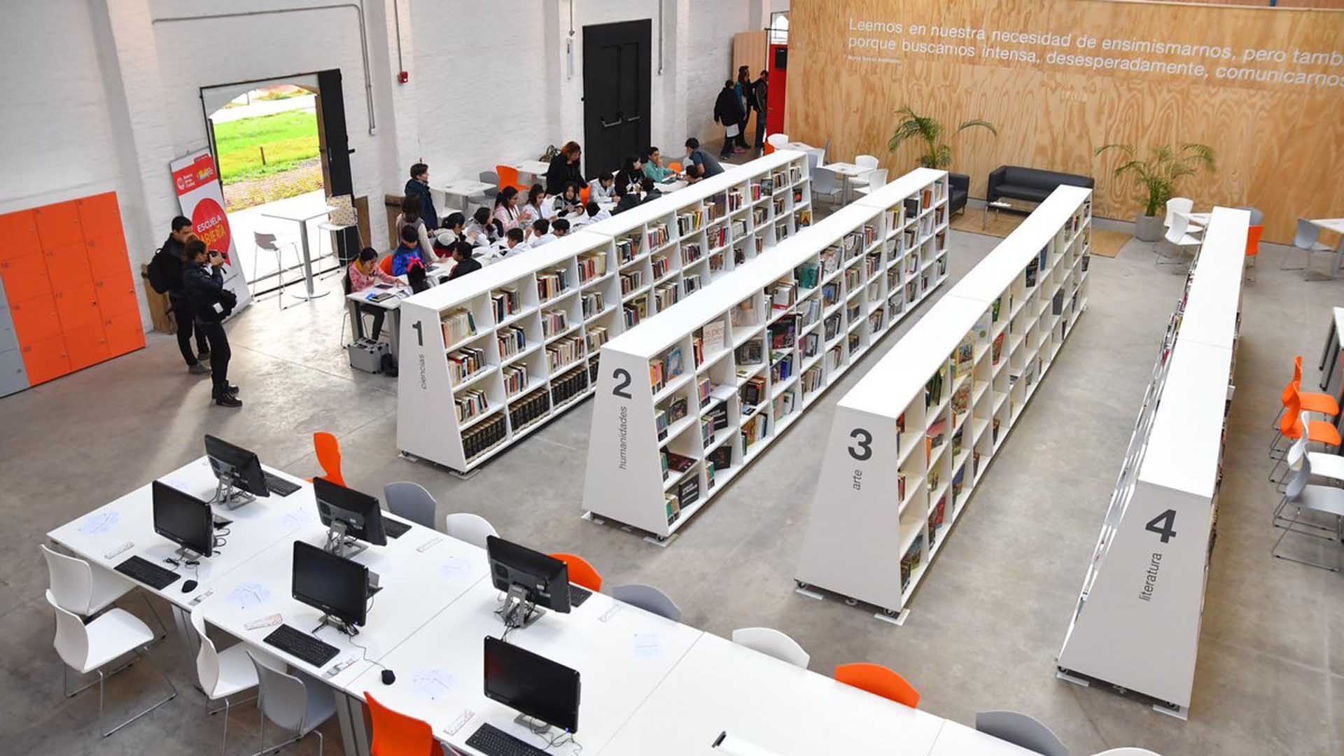 La Biblioteca Parque de la Estación, un espacio de lectura en Buenos Aires.