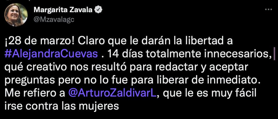 Margarita Zavala Arturo Zaldivar Alejandra Cuevas