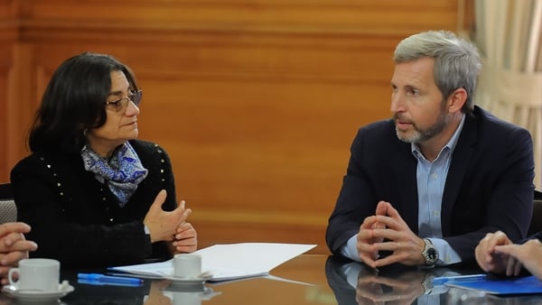 Rogelio Frigerio se reunió en julio con la gobernadora Lucía Corpacci