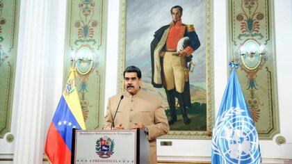 Nicolás Maduro during his speech to the UN (@NicolasMaduro)