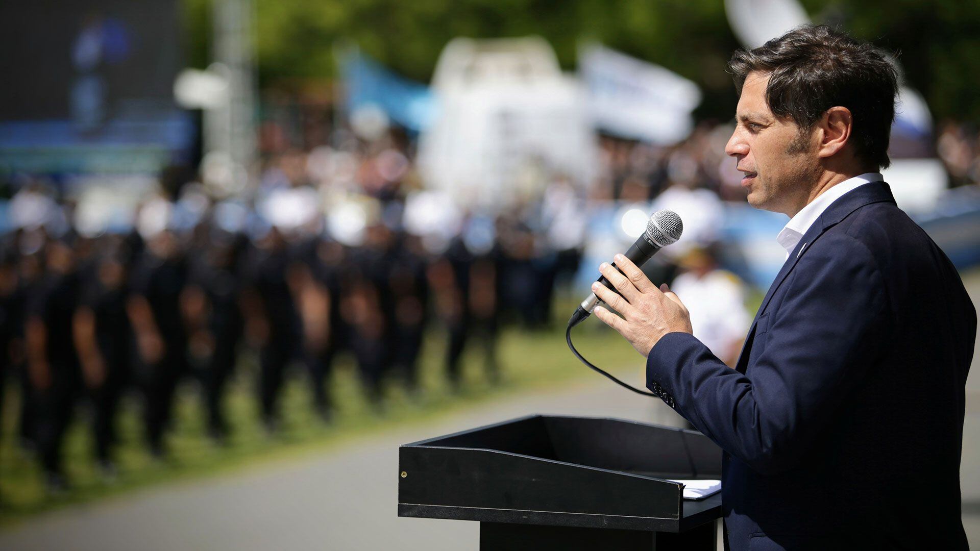 Axel-Kicillof-Sergio-Berni,-egreso-de-cadetes-de-la-policía