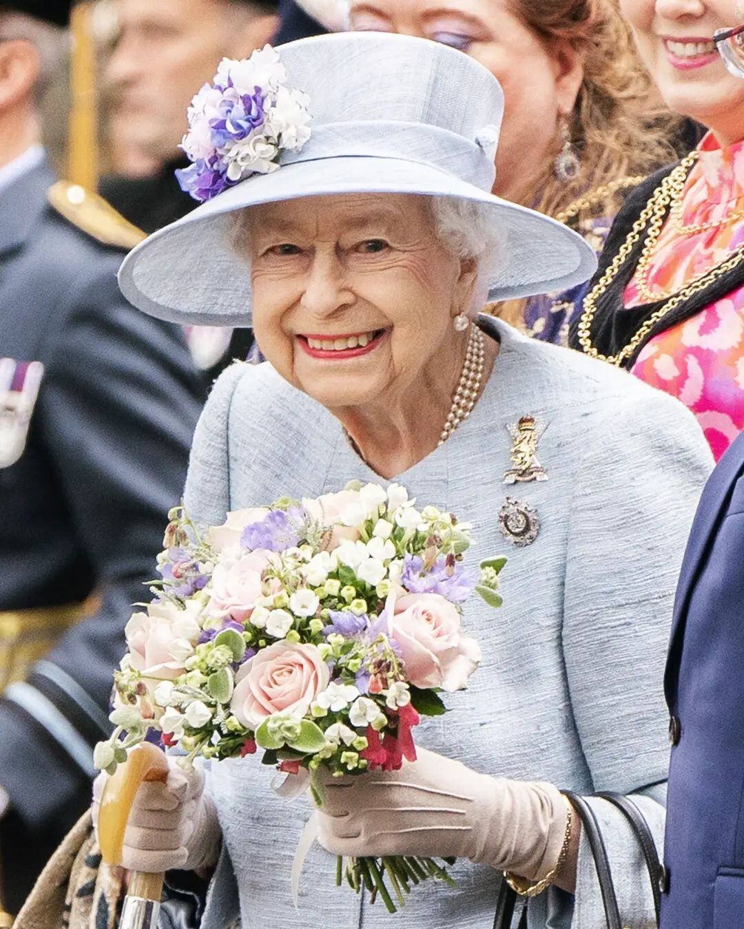 La reina Isabel II, en una fotografía publicada en la cuenta oficial de la familia real británica. (Instagram)