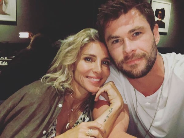 Chris Hemsworth y Elsa Pataky durante sus vacaciones en Australia. (Foto Instagram)