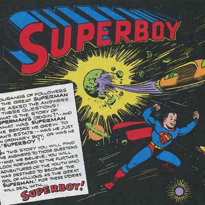 Superboy, la otta historieta de Jerry Siegel y Joe Shuster que se convirtió en éxito