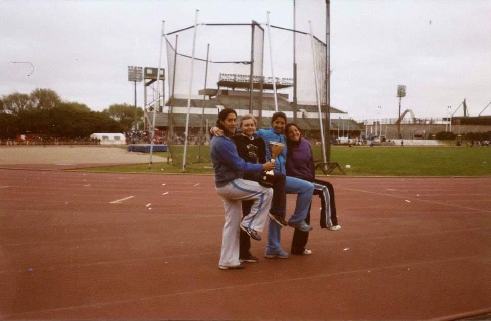 Chiara en uno de sus primeras competencias cuando era una adolescente