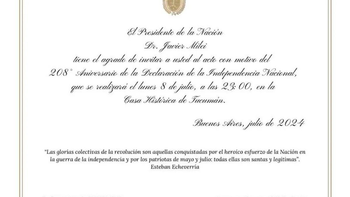 El Gobierno envió las invitaciones al Pacto de Mayo: los presentes, las ausencias y los que todavía están en duda