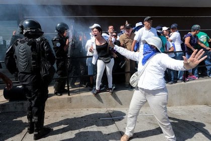 Imagen de archivo de una protesta en Managua contra el presidente de Nicaragua, Daniel Ortega, el 14 de octubre de 2018. REUTERS / Oswaldo Rivas