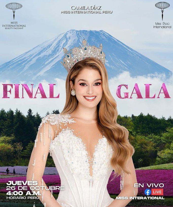 Camila Díaz: fecha y hora de su debut en Miss International 2023.