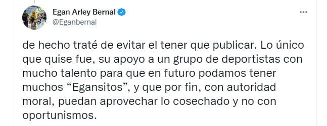 Egan Bernal é despachado contra Ramo por egansito