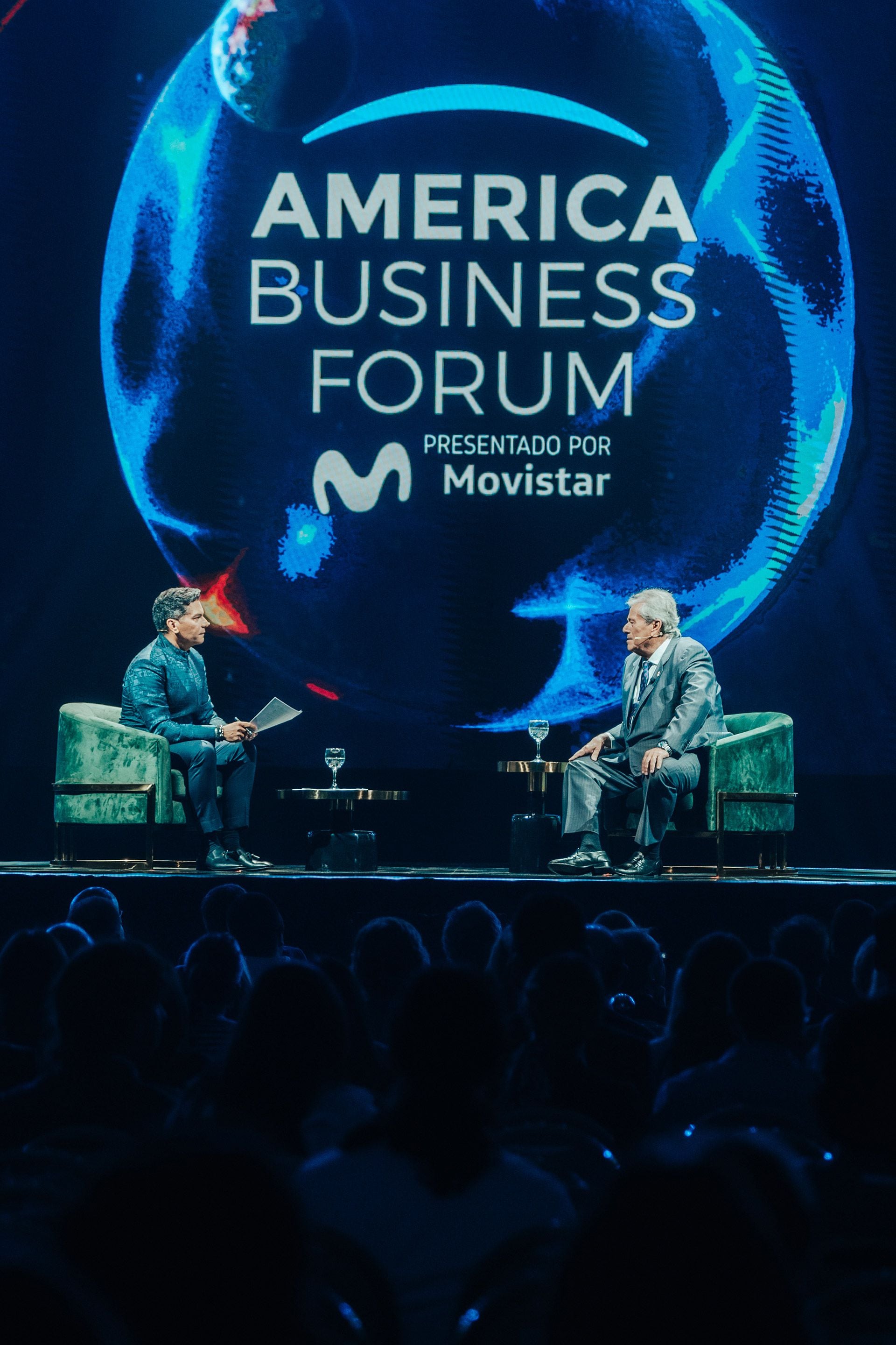 Enrique Antía en el America Business Forum (Pablo Chimuris)