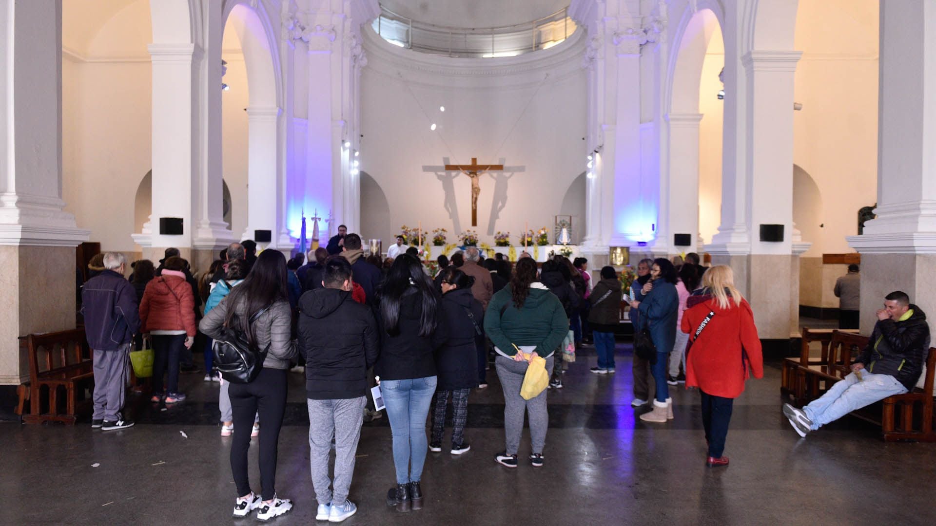 García Cuerva le pidió a San Cayetano por “un trabajo digno y bien remunerado” para todos los argentinos ( Adrián Escandar )