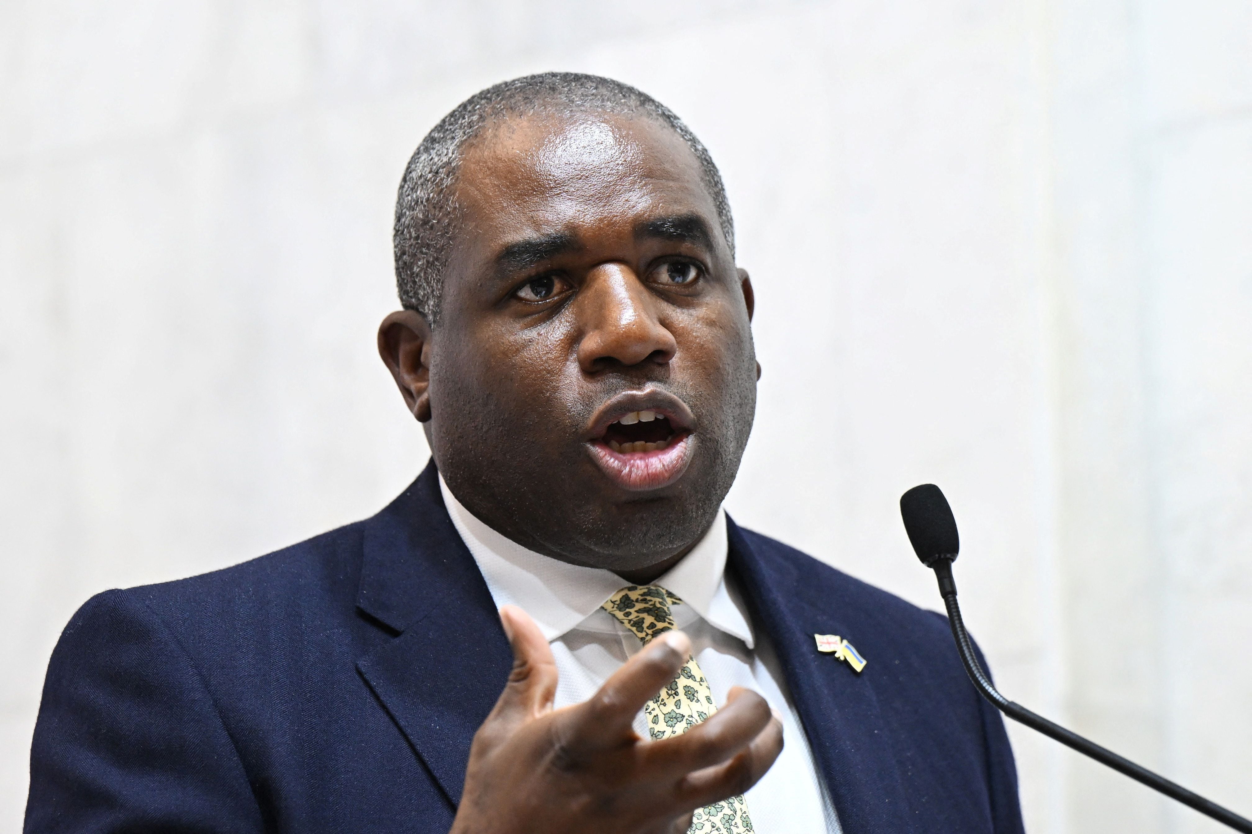 David Lammy, ministro británico de Asuntos Exteriores (Leon Neal/ via REUTERS)