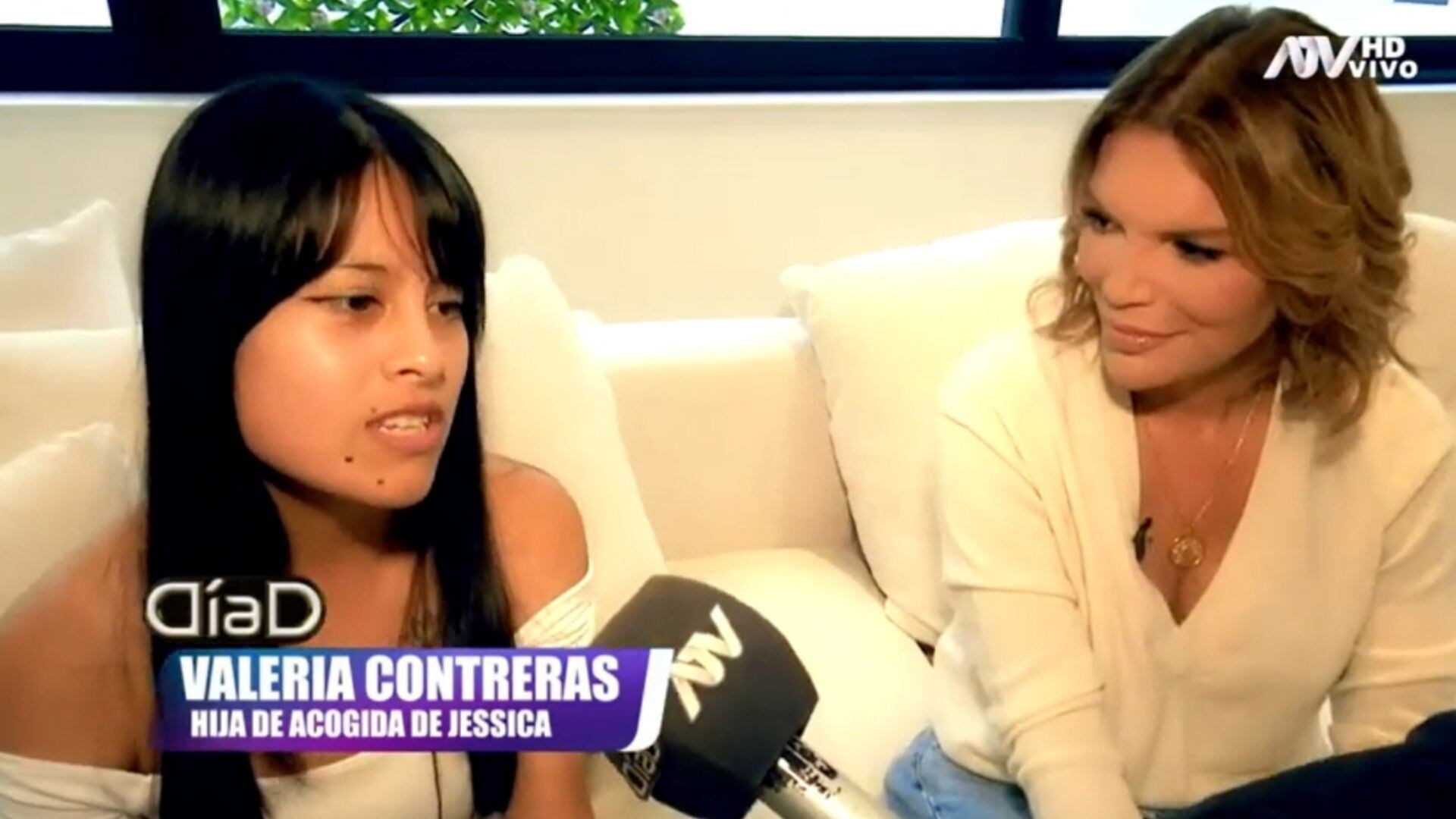 Hija acogida de Jessica Newton agradeció a la empresaria por el apoyo brindado. Captura/ATV