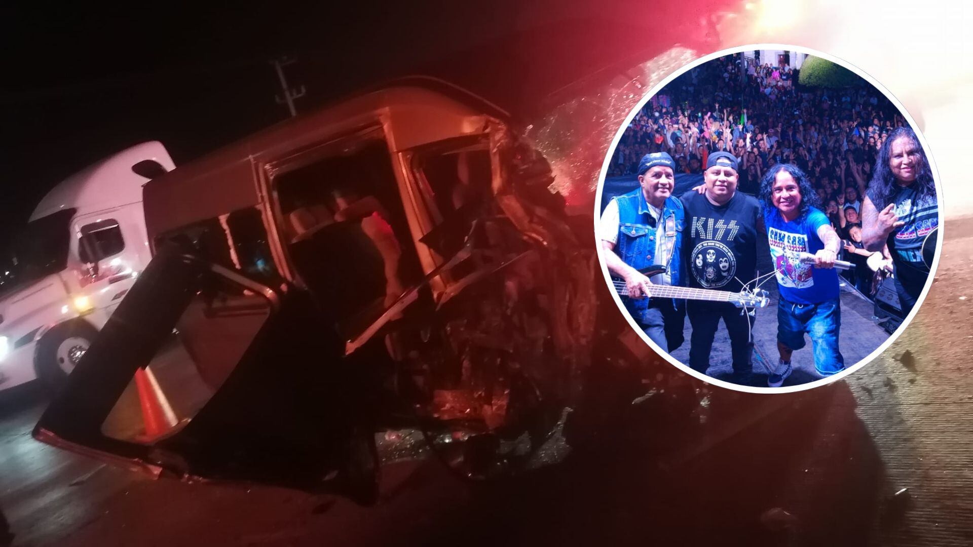 Los integrantes de Sam Sam sufrieron un accidente automovilístico en la carretera México-Querétaro, la madrugada del 22 de abril.