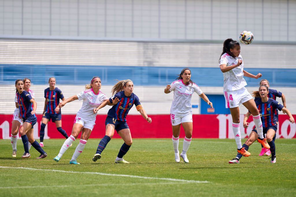 La partita tra Madrid CFF F e Barça F (Diego Soto/Getty Images)