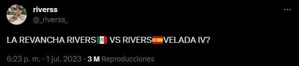 Marina Rivers abrió la posibilidad de la revancha contra la mexicana (Twitter/@_riverss_)