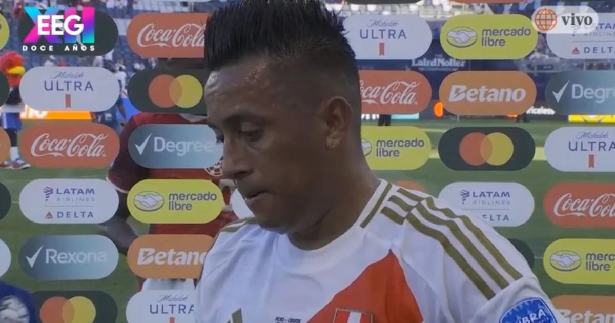 Christian Cueva, moved, remembered his deceased grandfather after playing again in Peru against Canada for the Copa América 2024: “It hurts a lot”