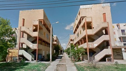 La familia de la gitana vive en el Barrio Athuel, de Santa Rosa, La Pampa (Google Street View)