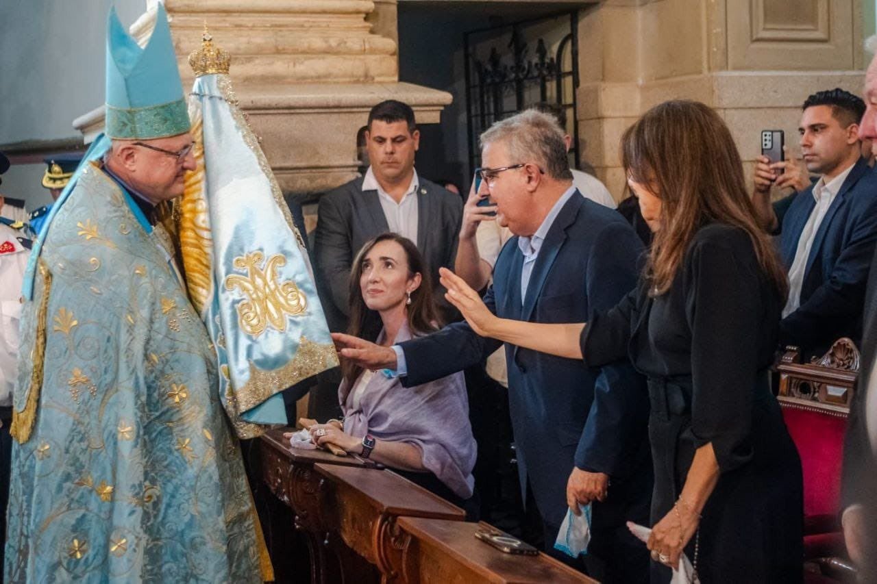 Victoria Villarruel con Raúl Jalil en Catamarca