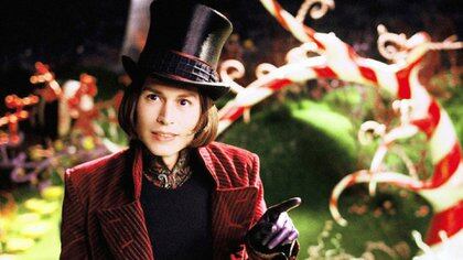 Johnny Depp como Willy Wonka