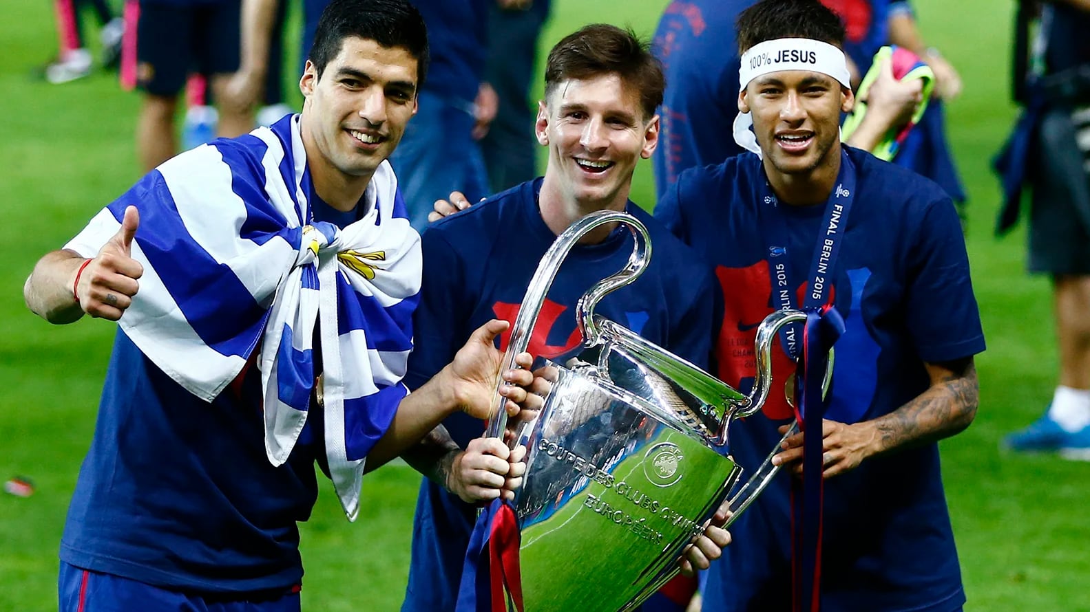 Messi-Suárez-Neymar, el tridente que ganó el 'triplete' - Infobae