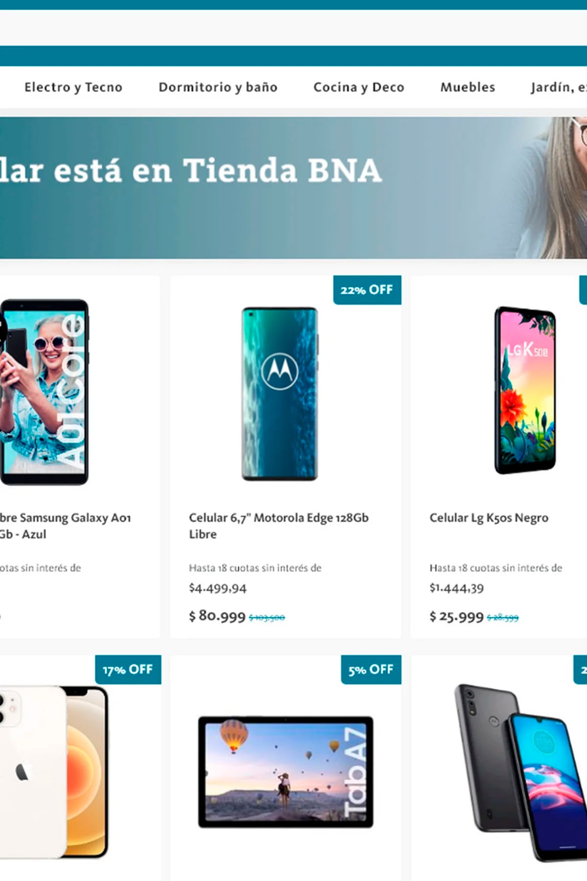 Celulares baratos del Banco Nación: hay más de 40 modelos a precios  regalados y hasta tienen iPhones - El Cronista