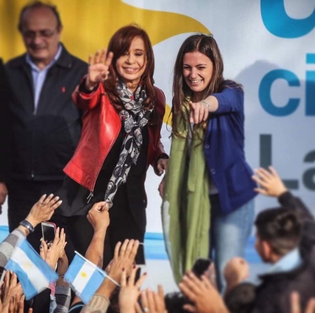 Cristina Kirchner con Vanesa Siley