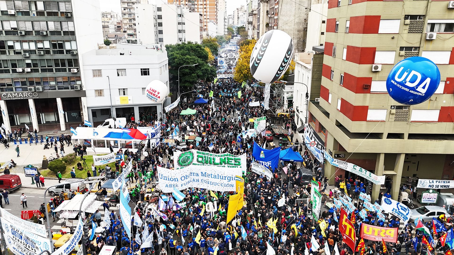 DRONE - Marcha Día del Trabajador 2024 - 1 de mayo