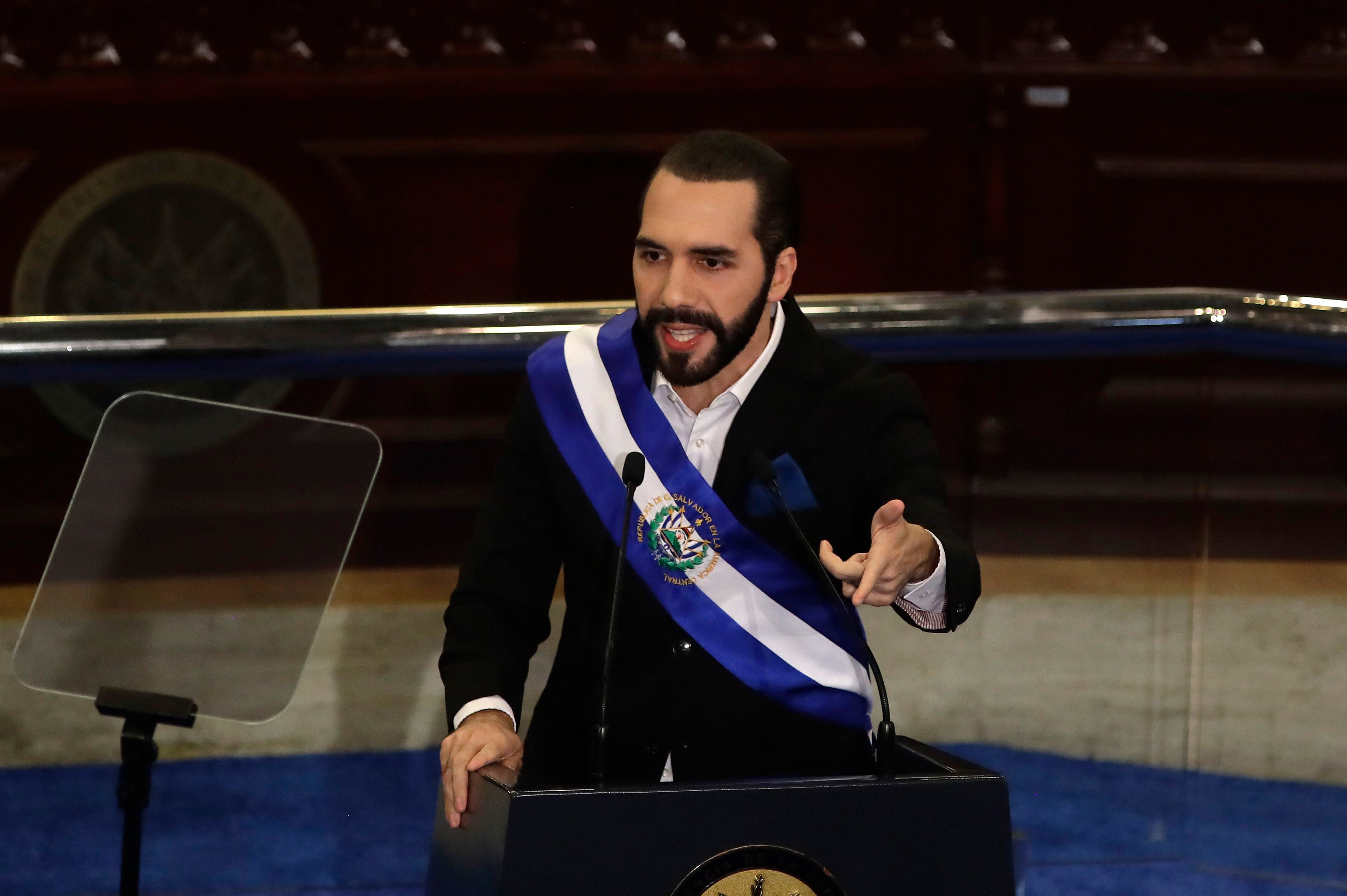 El presidente de El Salvador Nayib Bukele. (EFE/Rodrigo Sura) 