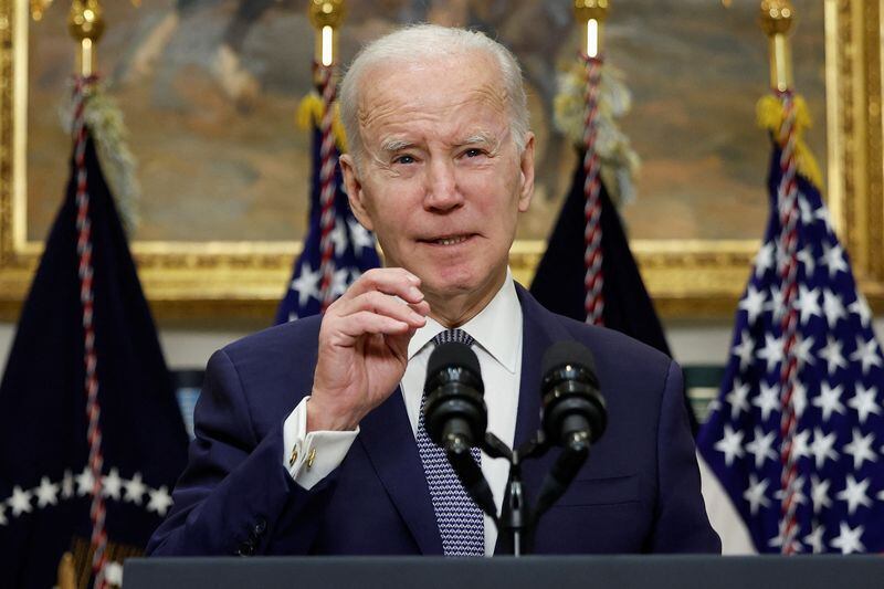 Biden anunció que firmará la ley para enviar la ayuda militar a Israel (REUTERS/Evelyn Hockstein)