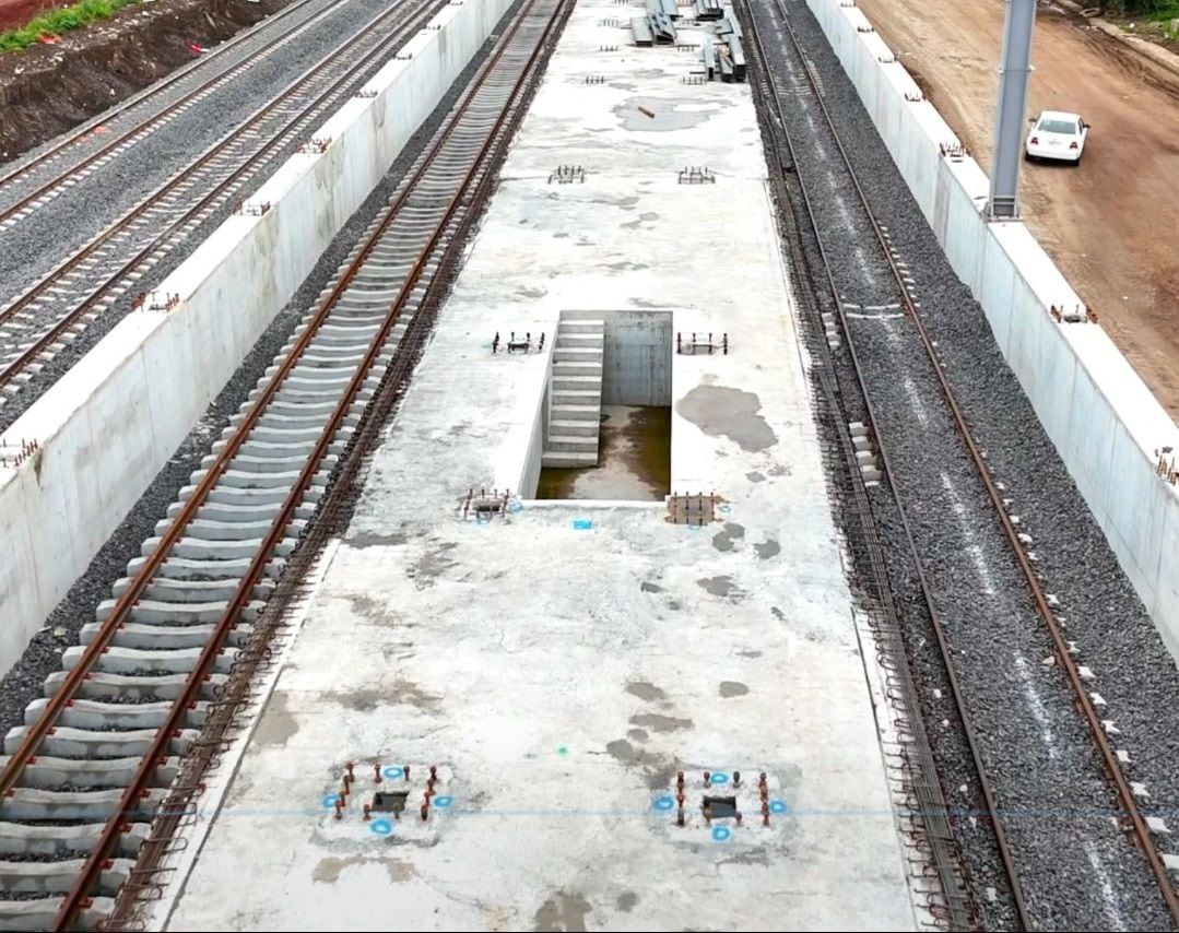 Así luce la estación 