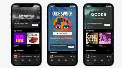 Se presentó un nuevo diseño de Apple podcasts en el evento Spring Loaded