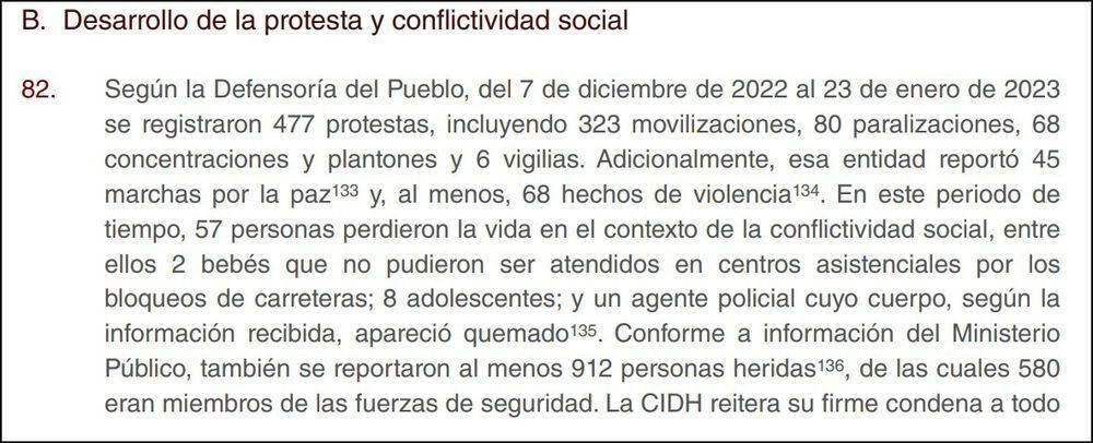 Informe de la CIDH