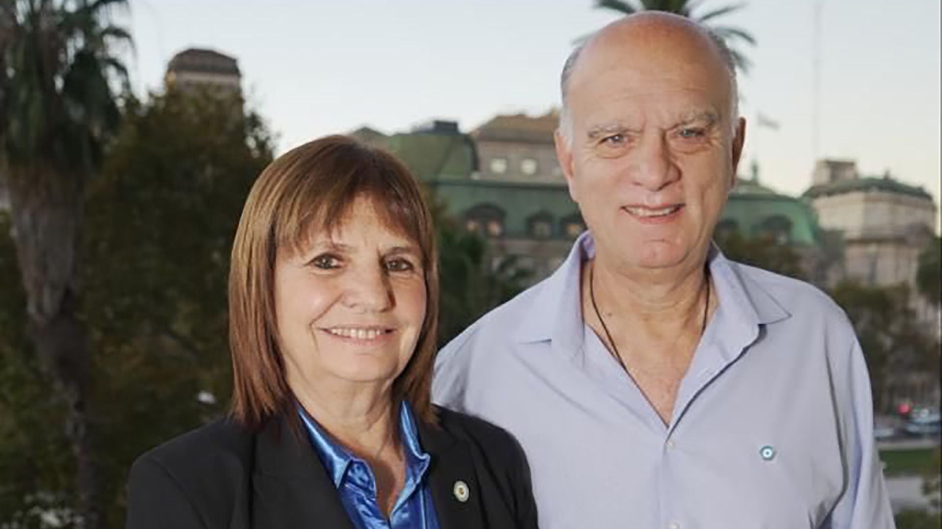 Patricia Bullrich y Nestor Grindetti