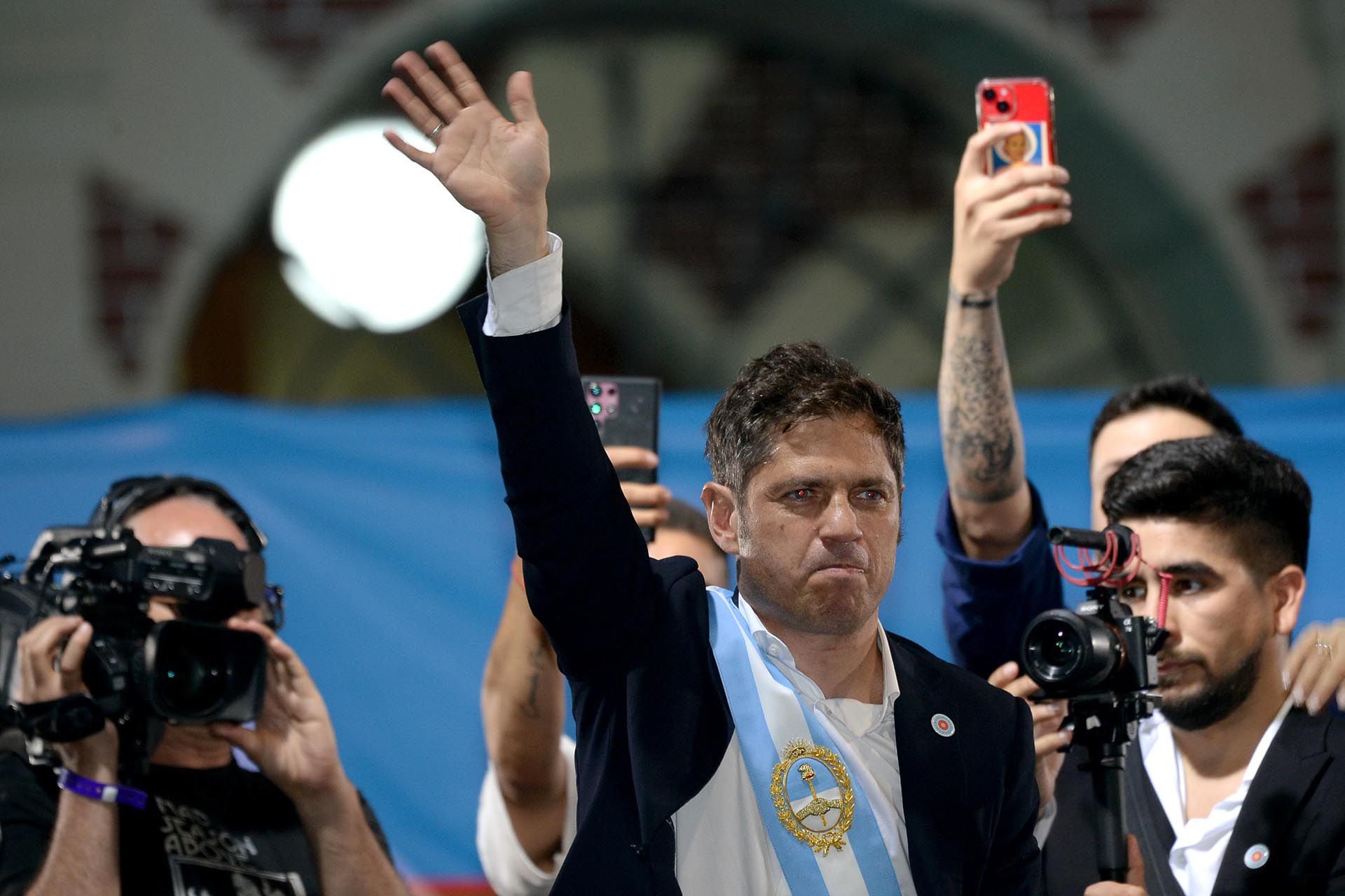 Ceremonia de asunción del segundo mandato del gobernador de la provincia de Buenos Aires, Axel Kicillof.