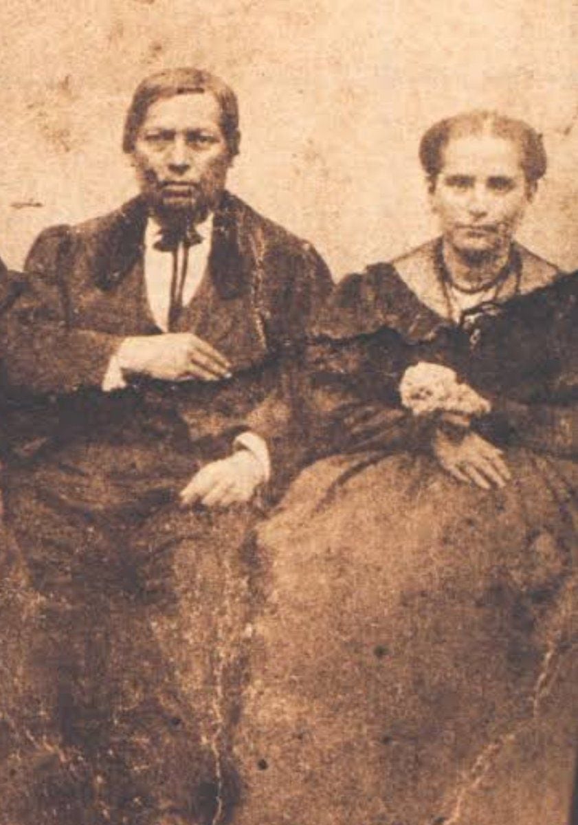 Margarita Maza and Benito Juarez