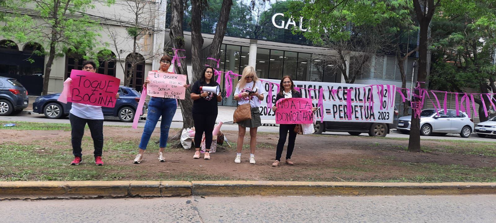 Las Gaviotas de Cecilia, este miércoles, antes de conocer la decisión de la Cámara de Apelaciones