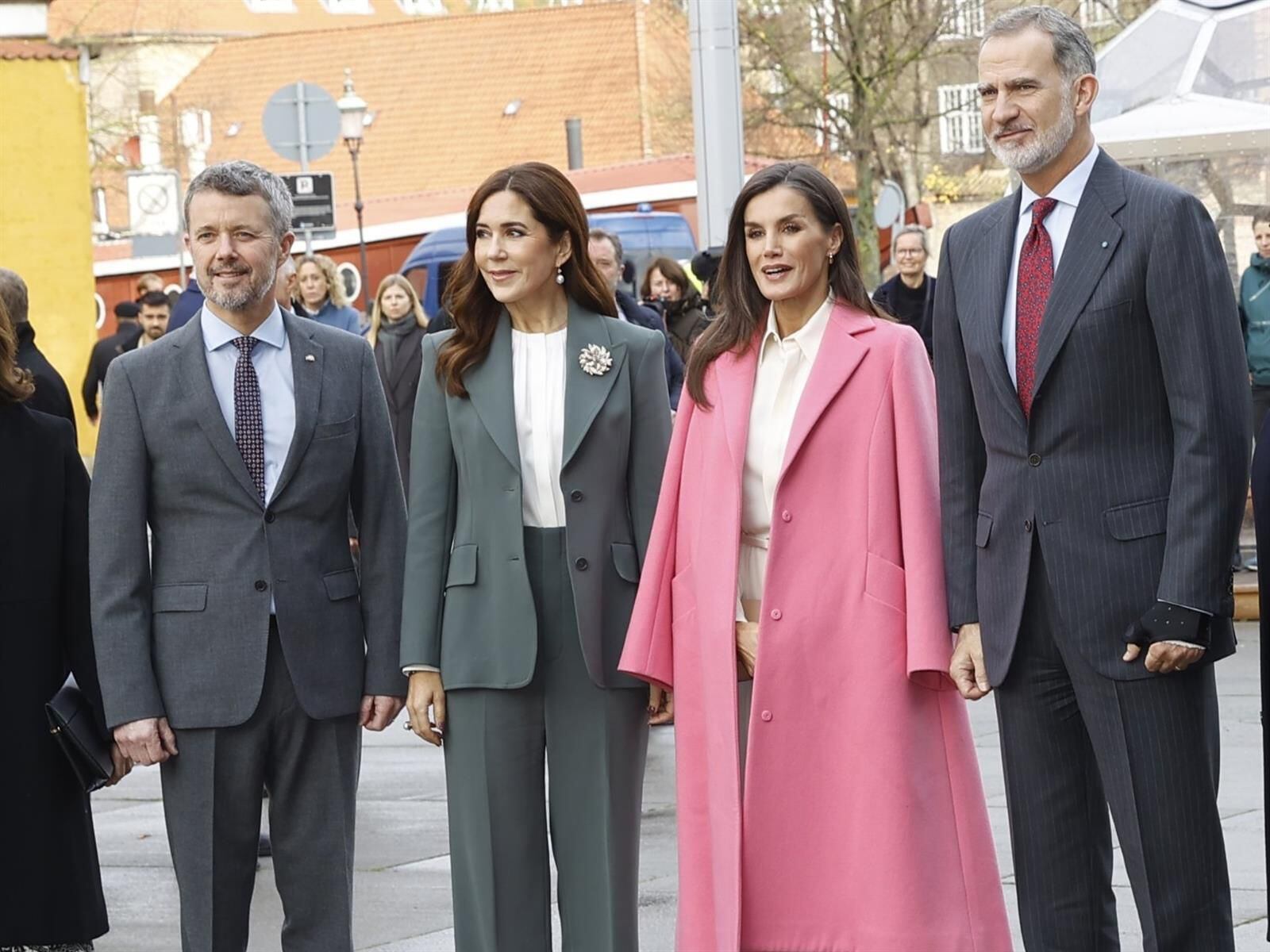 Los reyes Felipe y Letizia han visitado el Centro de Arquitectura Danés con los Príncipes Federico y Mary de Dinamarca. (Casa Real)