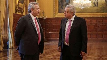 AMLO y Alberto Fernández ya se han reunido en México, ambos como mandatarios de sus respectivos países (Foto: Cortesía Presidencia)