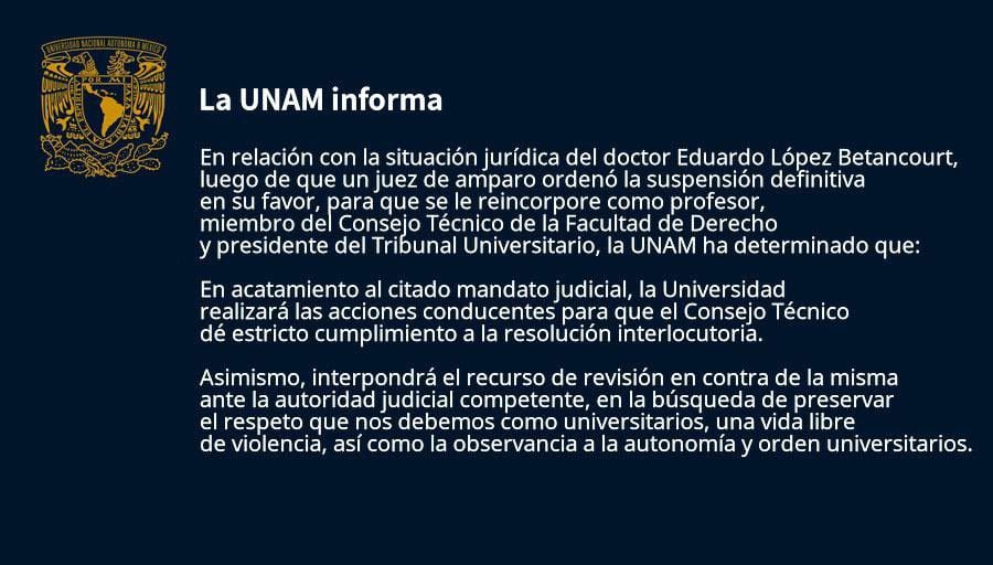 UNAM/Lopez Betancourt